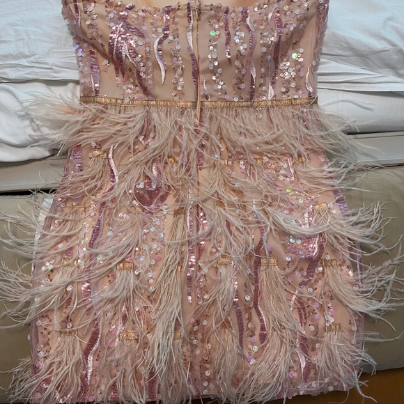 Bella Barnet Feather & Sequins dress! - Picture 7 of 7
